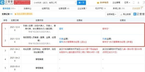 雷軍卸任小米科技法人，預示業務重心調整或戰略升級